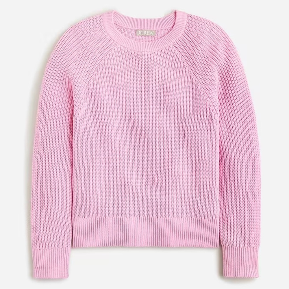 NWT —- J Crew cotton pullover sweater. Size S